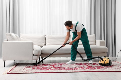 Professional vacuuming service